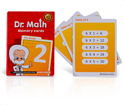 Dr Math (Grade 2)  Set of Math Flash Cards