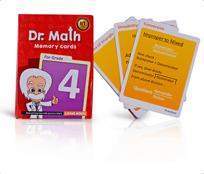 Dr Math (Grade 4)  Set of Math Flash Cards