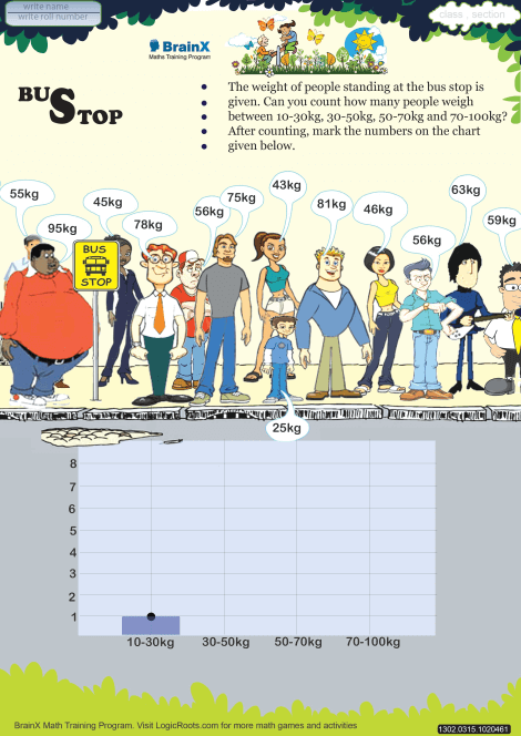 Bus Stop worksheet 
