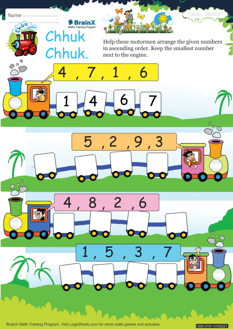 Chhuk Chhuk worksheet 