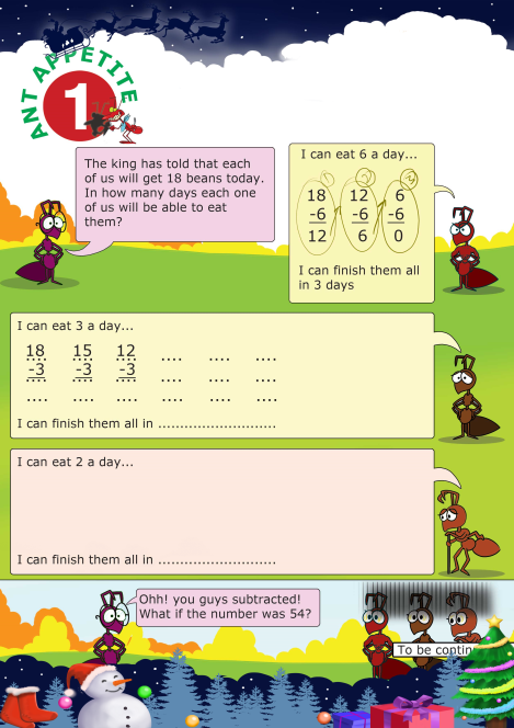 Ant Appetite 1 worksheet 
