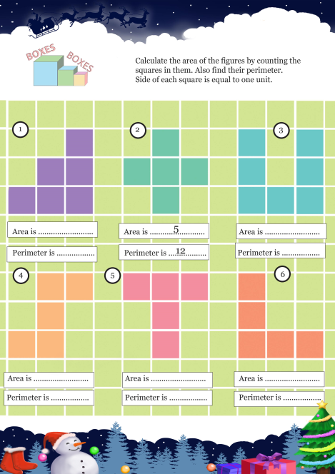 Boxes Boxes worksheet 