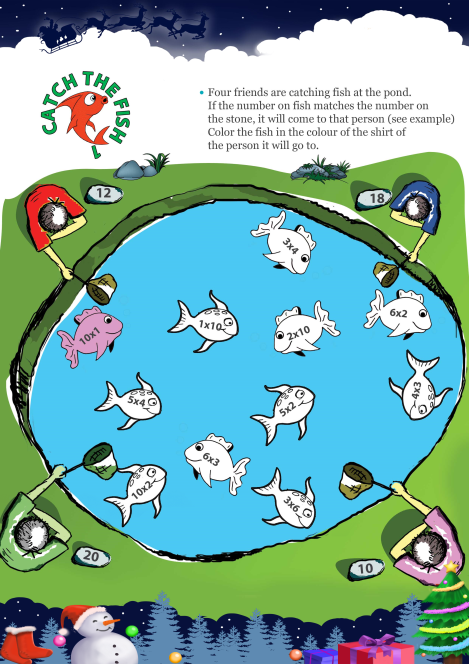 Catch The Fish 1 worksheet 