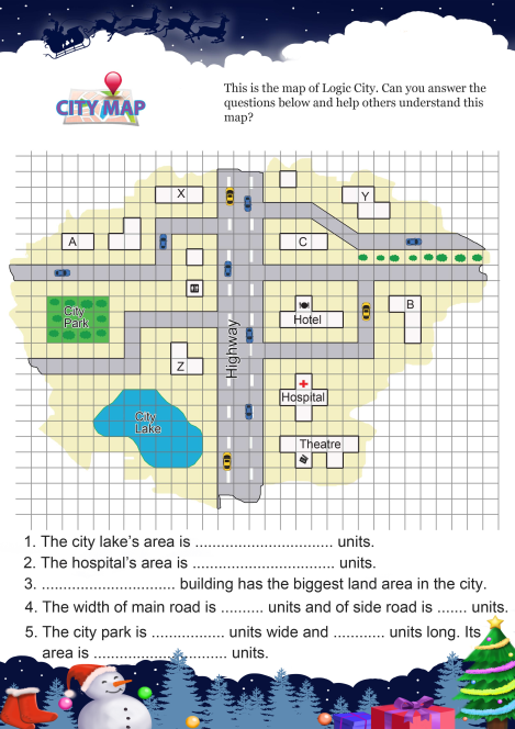 City Map worksheet 