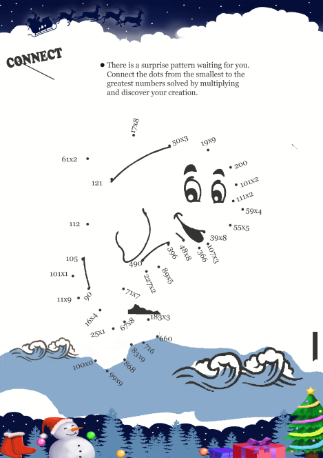 Connect The Dots Dolphin worksheet 