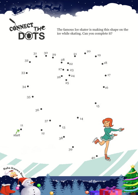 Connect The Dots Heart worksheet 
