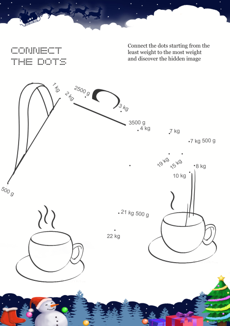 Connect The Dots Kettle worksheet 