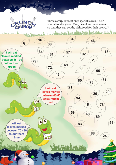 Crunch Crunch worksheet 