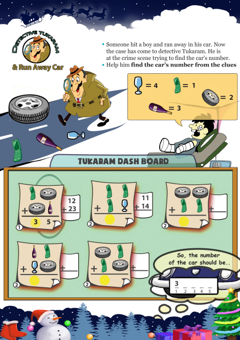 Detective Tukaram And Runaway Car worksheet 