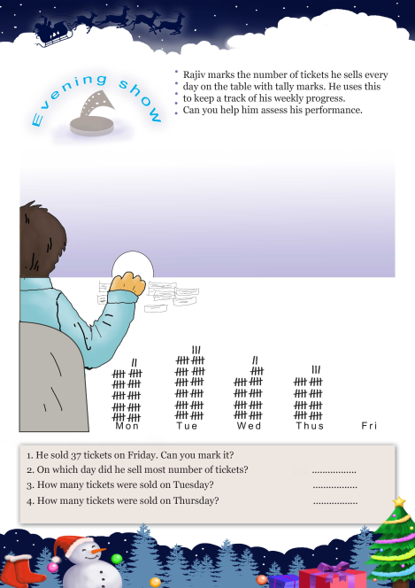 Evening Show worksheet 