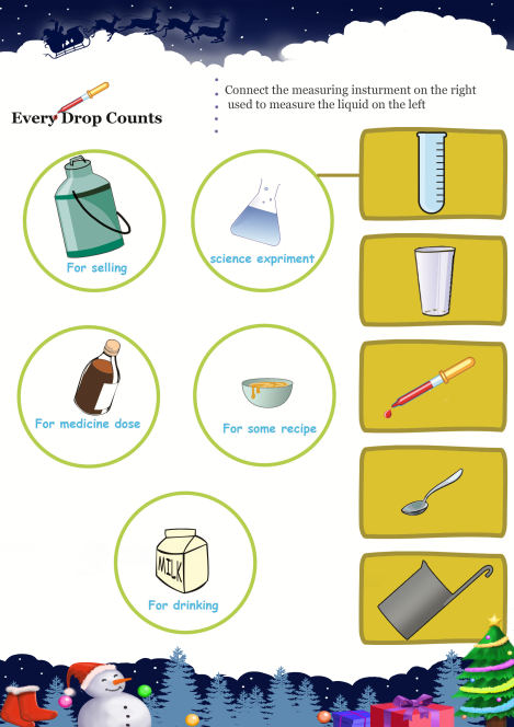 Every Drop Counts worksheet 