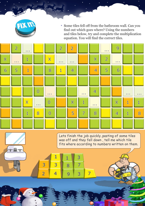 Fix It worksheet 