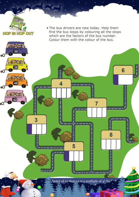 Hop in Hop out worksheet 