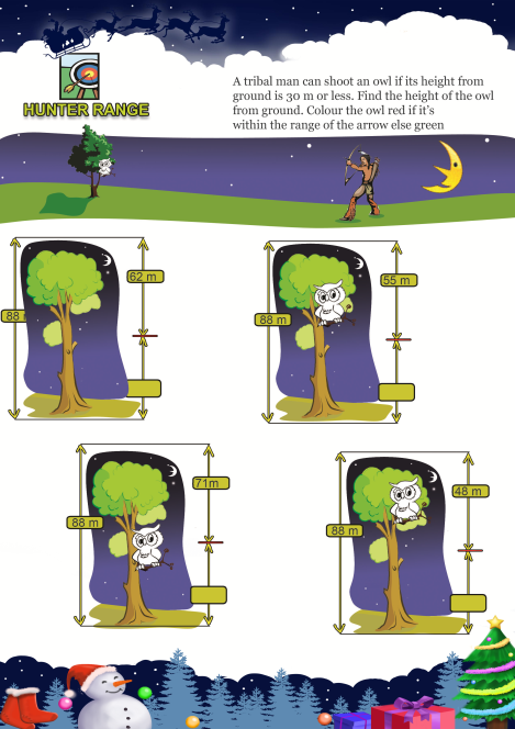 Hunter Range worksheet 