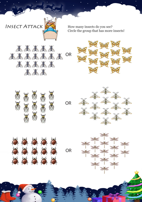 Insect Attack worksheet 