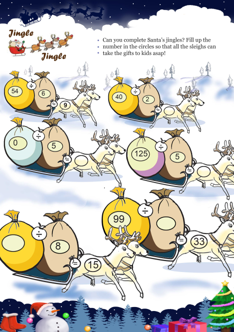Jingle Jingle worksheet 