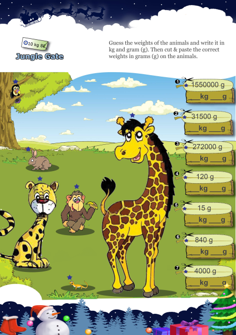 Jungle Gate worksheet 