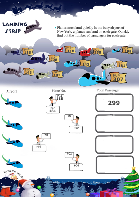 Landing Strip worksheet 