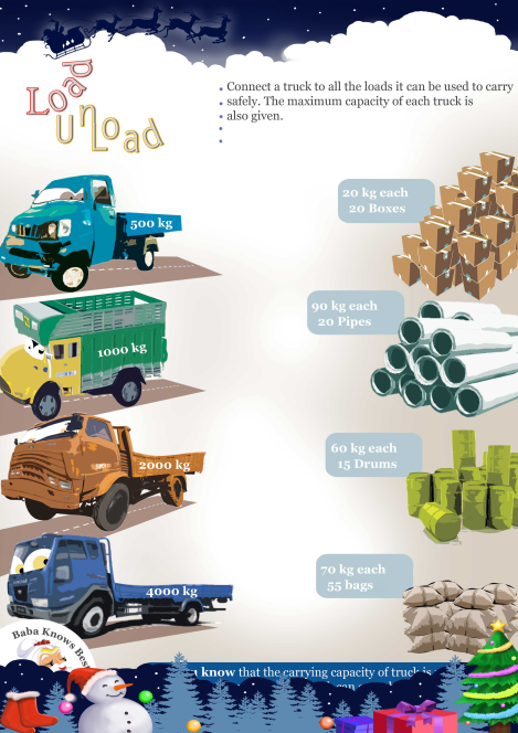 Load Unload worksheet 