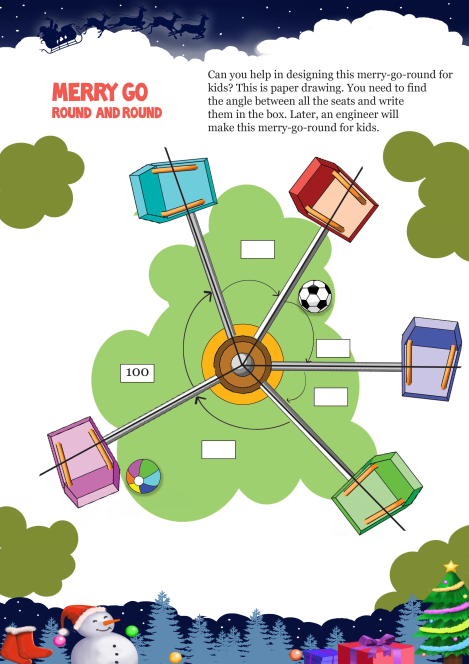 Merry Go Round And Round worksheet 