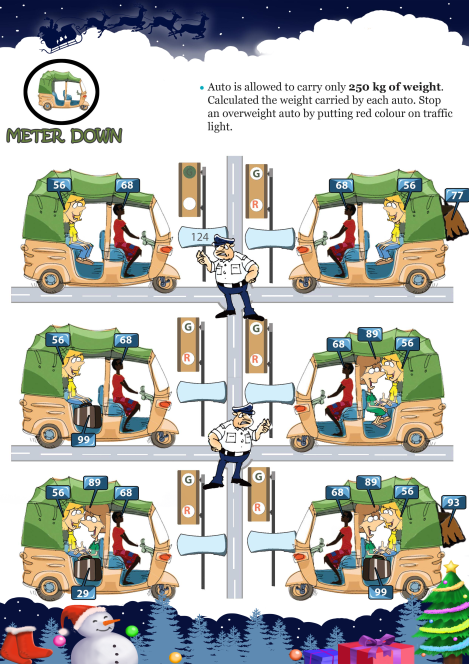 Meter Down worksheet 