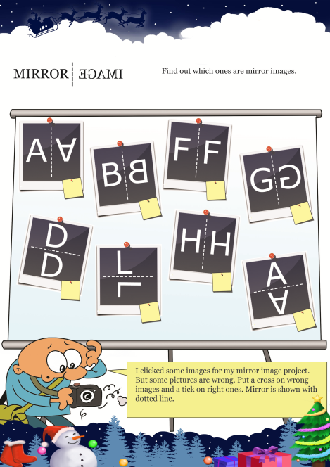 Mirror Image worksheet 