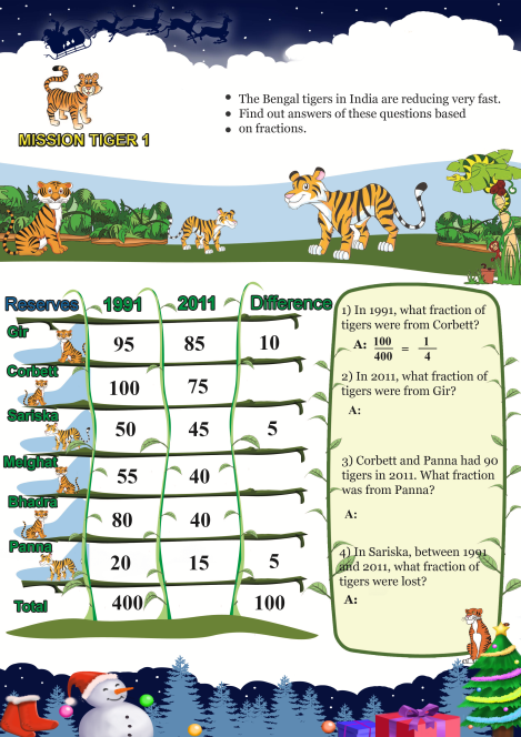 Mission Tiger 1 worksheet 