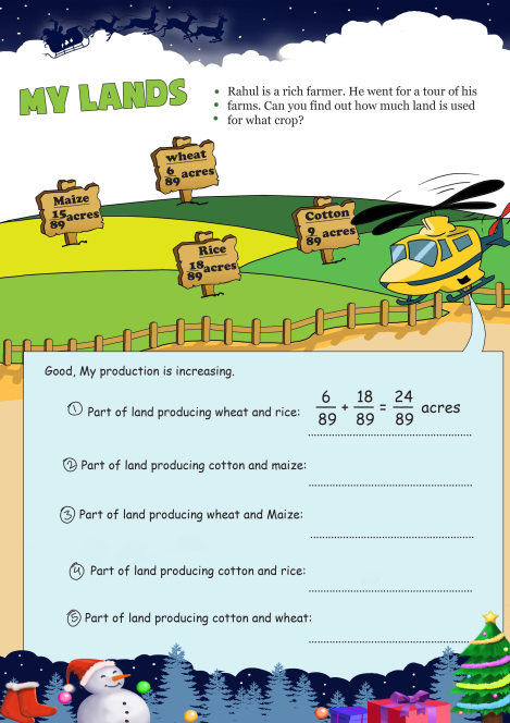 My Lands worksheet 