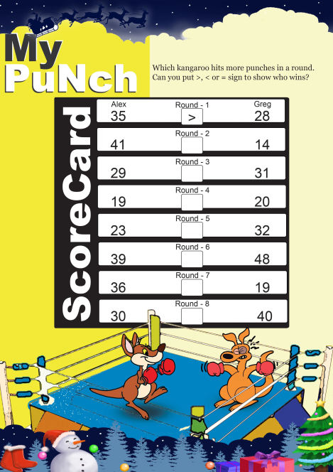 My punch worksheet 