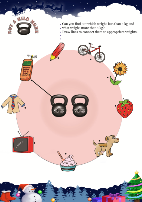 Not A Kilo More worksheet 