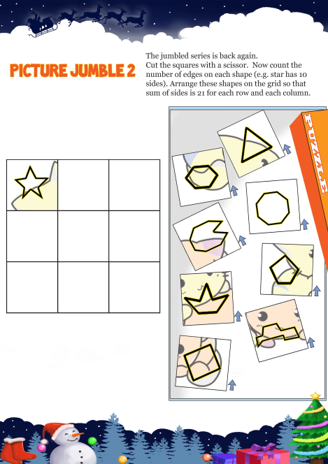 Picture Jumble 2 worksheet 