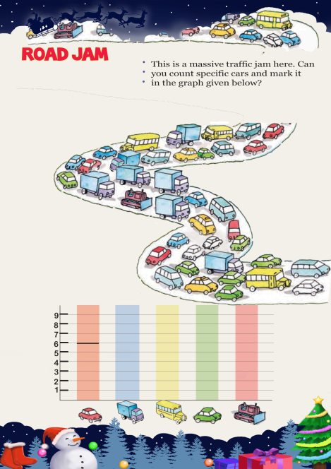 Road Jam worksheet 