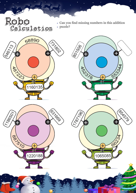 Robo Calculation worksheet 