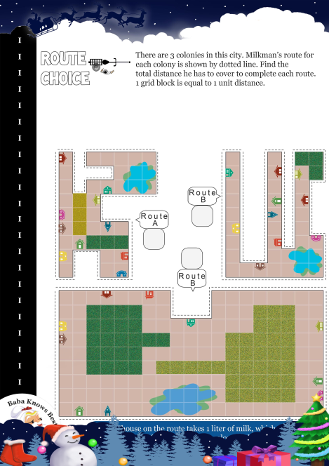 Route Choice worksheet 