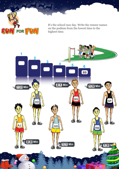 Run For Fun worksheet 