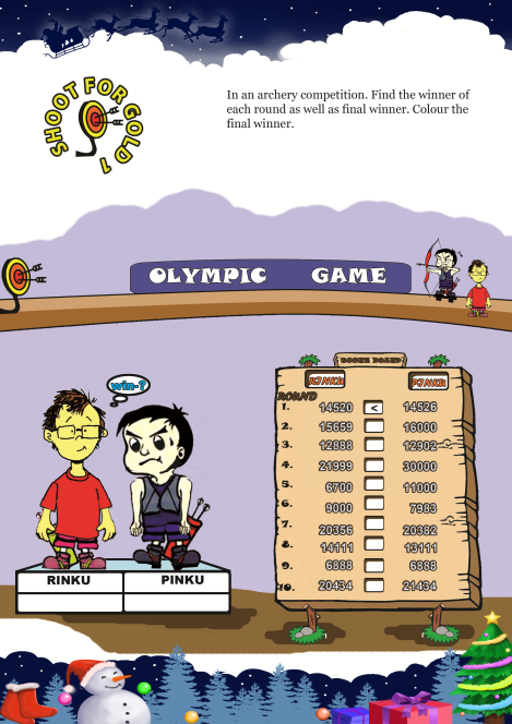 Shoot For Gold 1 worksheet 