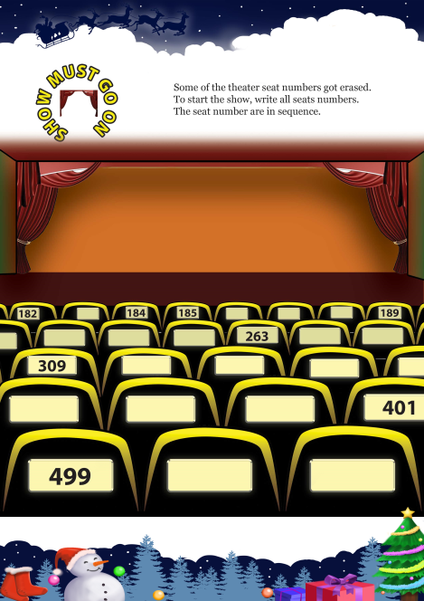 Show Must Go On worksheet 