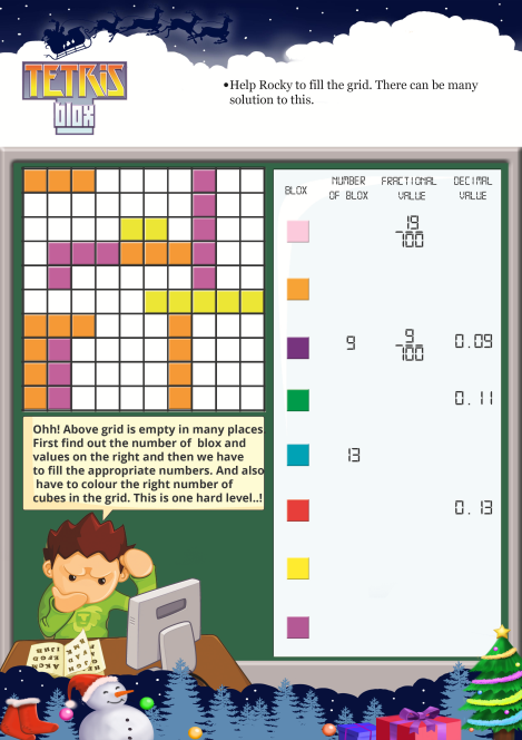 Tetris Blox worksheet 