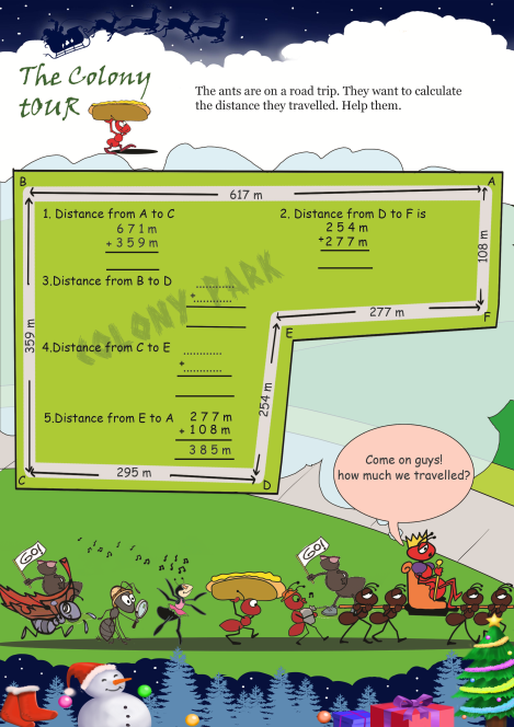 The Colony Tour worksheet 