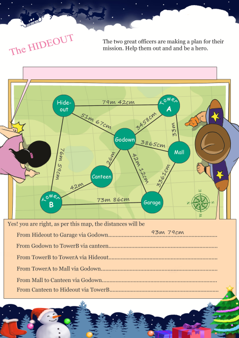The Hide Out worksheet 