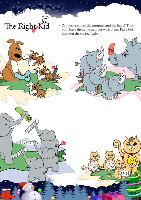 The Right Kid worksheet 