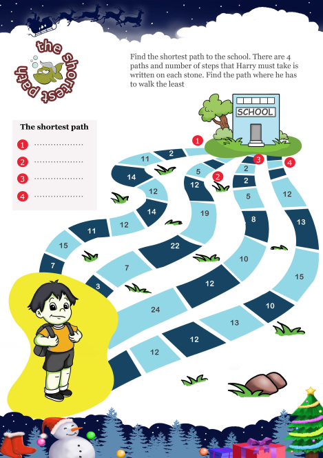 The Shortest Path worksheet 