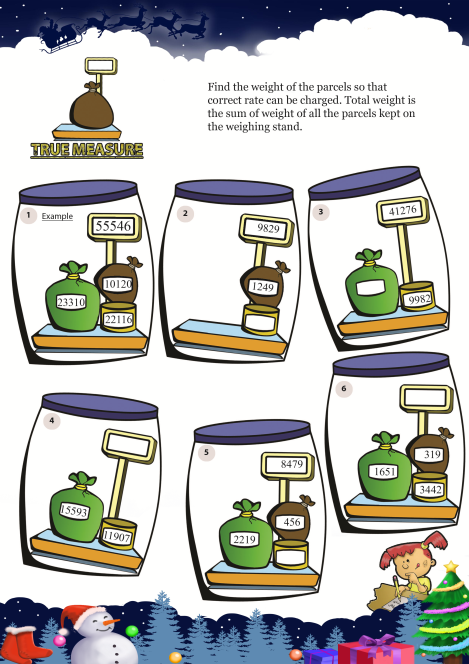 True Measure worksheet 