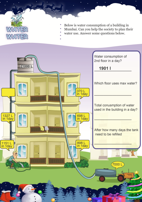 Water Water worksheet 