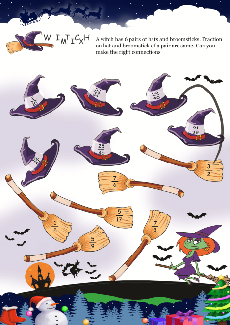 Witch Mix worksheet 
