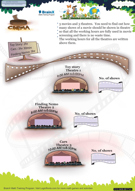 Cinema worksheet 