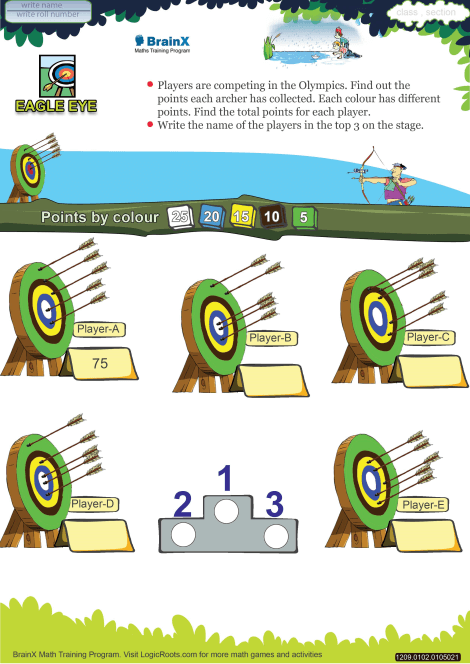Eagle Eye worksheet 