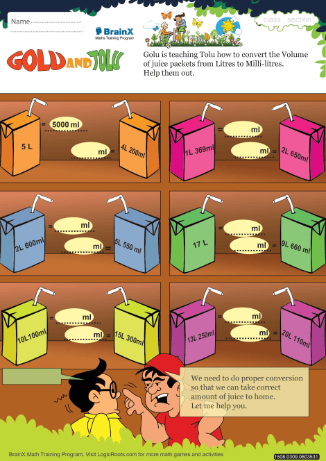 Golu And Tolu worksheet 