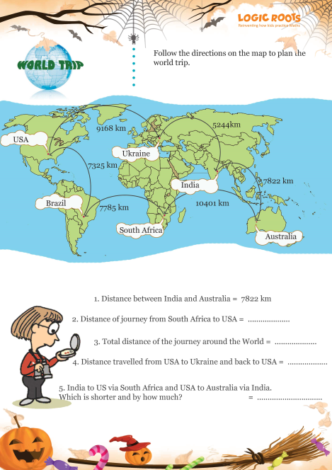 World Trip worksheet 