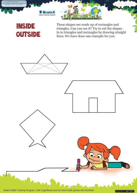 Inside Outside worksheet 